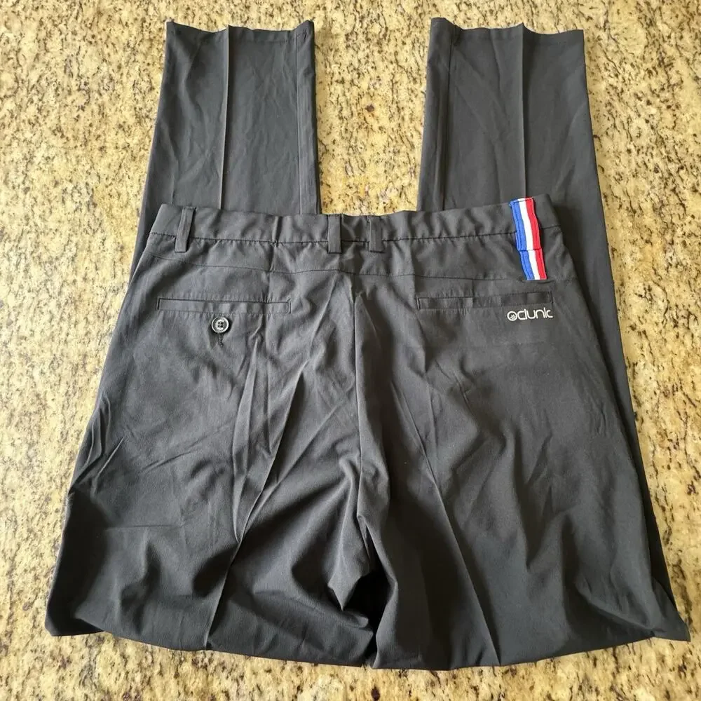 Oclunlc Golf Pants Mens Size 34 with 32 inch inseam Black